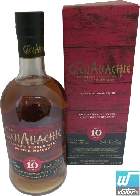 GlenAllachie 10y Ruby Port Wood Finish 70cl