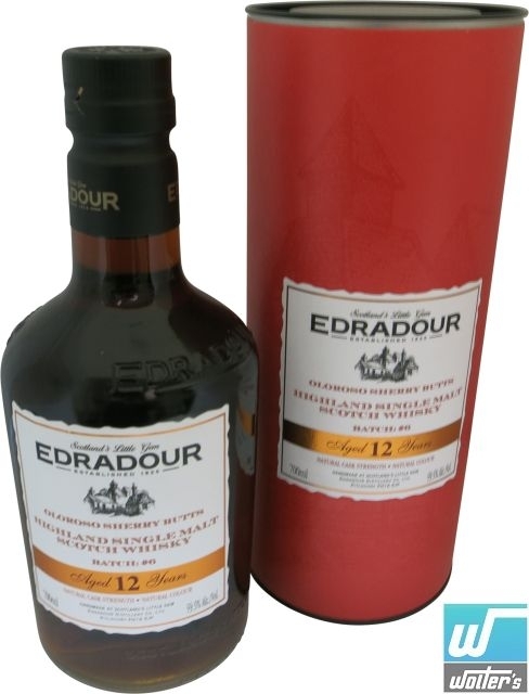 Edradour 12y Natural Cask Strength 70cl Batch #6