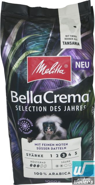 Melitta Bella Crema Selection 1000g Bohnen