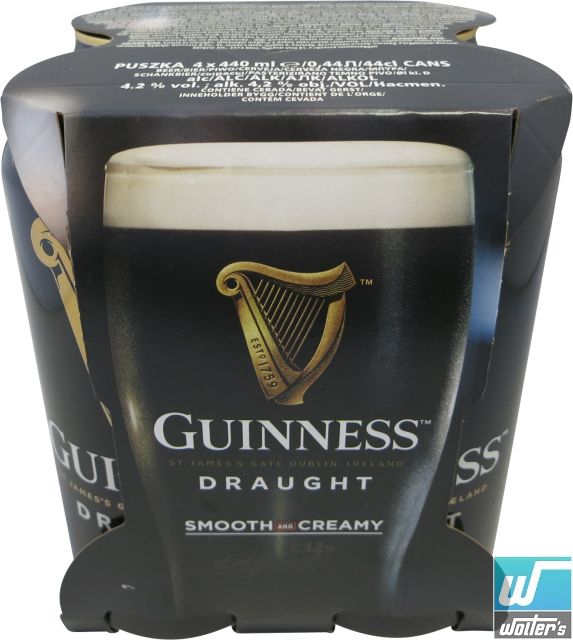 Guinness 4 x 44cl Dose