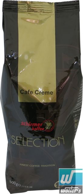 Schirmer Cafe Creme Selection 500g ganze Bohne