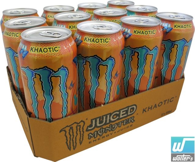 Monster Khaotic Energy + Juice 12 x 50cl Monster Khaotic Energy + Juice 12 x 50cl
