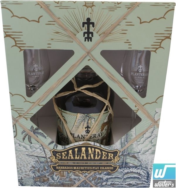 Planteray Sealander 70cl GP + 2 Gläser