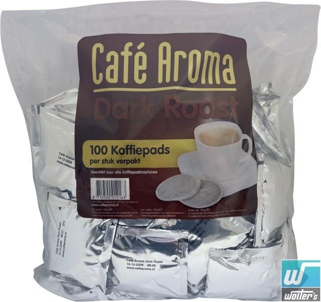 Café Aroma Dark Roast 100er Kaffeepads