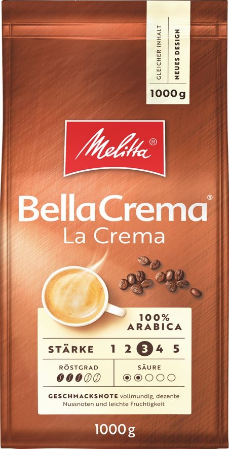 Melitta Bella Crema Café La Crema 1000g Bohnen