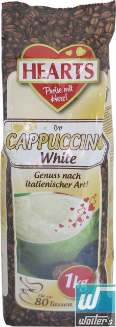 Hearts Cappuccino White 1000g