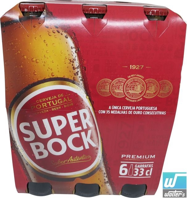 Super Bock 6 x 33cl Flasche Super Bock 6 x 33cl Flasche