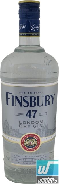 Finsbury Gin Platinum 100cl Finsbury Gin Platinum 100cl