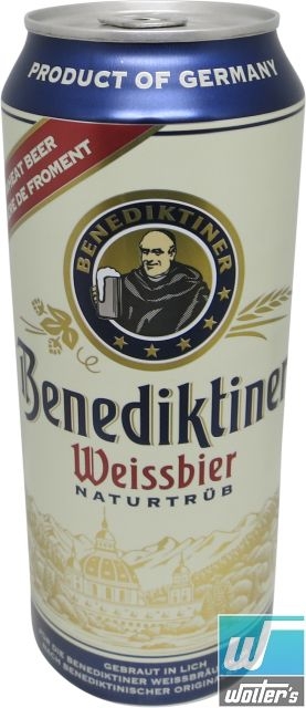 Benediktiner Weissbier 50cl Dose Benediktiner Weissbier 50cl Dose