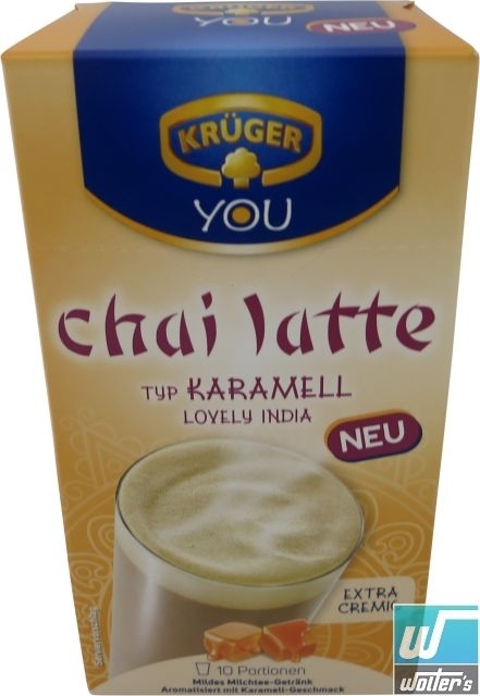 Krüger Chai Latte Karamell lovely India 10 x 25g
