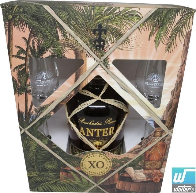 Planteray XO 20th Anniversary 70cl + 2 Gläser GP