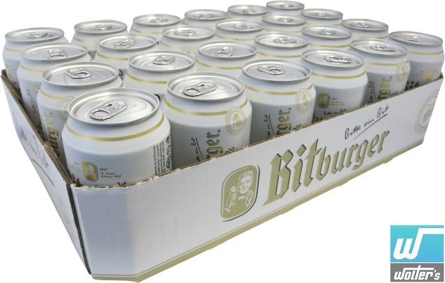 Bitburger Bier 24 x 33cl Dose