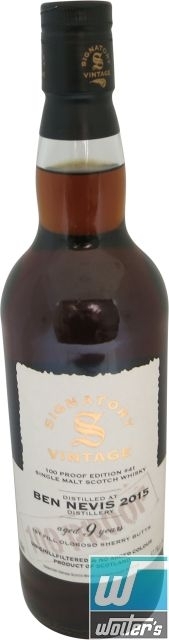 Signatory Vintage Ben Nevis 2015 9y 70cl
