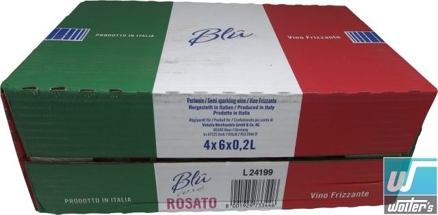 Blû Secco Rosé 24 x 20 cl Dose