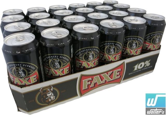 Faxe Strong Beer 10% 24 x 50cl Dose Faxe Strong Beer 10% 24 x 50cl Dose