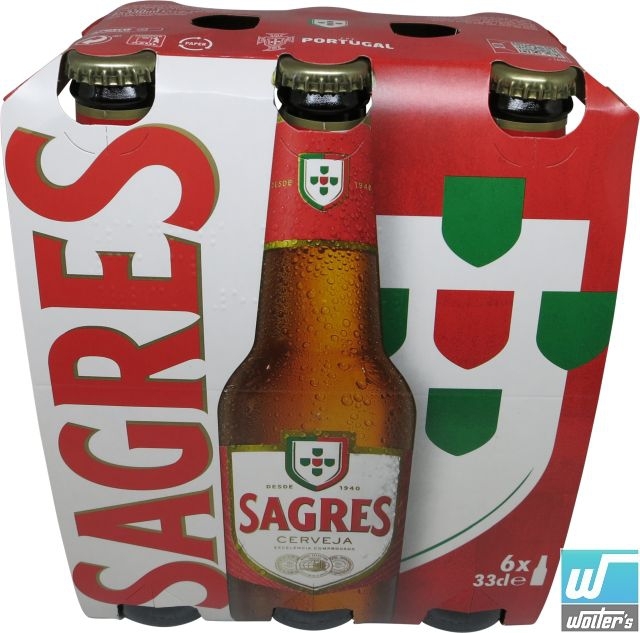 Sagres 6 x 33cl Flasche Sagres 6 x 33cl Flasche