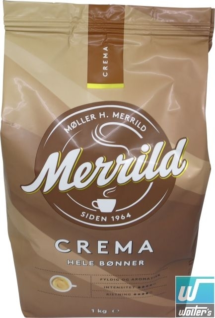 Merrild Crema Helle Bohnen 1000g Merrild Crema Helle Bohnen 1000g