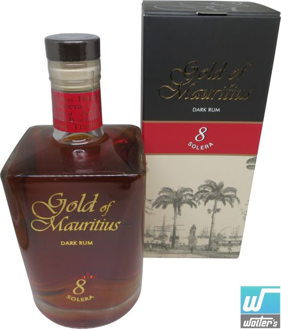 Gold of Mauritius 8 Solera Dark 70cl