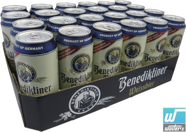Benediktiner Weissbier 24 x 0,5l Dose Benediktiner Weissbier 24 x 0,5l Dose