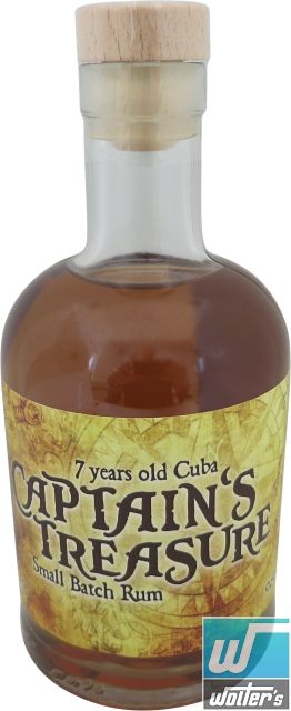 Captains's Treasure 7y Cuba Small Batch Rum 50cl