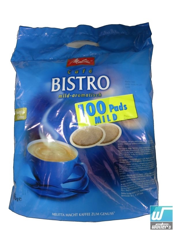 Melitta Bistro Mild 100er Pads 700g Melitta Bistro Mild 100er Pads 700g