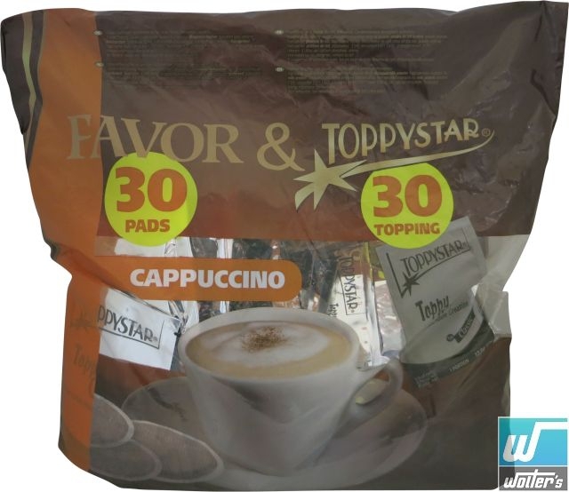 Favor Regular Pads & Toppy Crema 2x30 585g Favor Regular Pads & Toppy Crema 2x30 585g