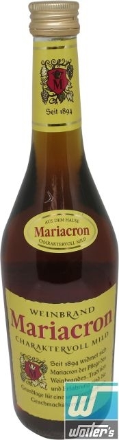 Mariacron Weinbrand 70cl