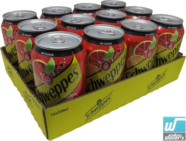 Schweppes Zero Citrus Mix 12 x 33cl Dose