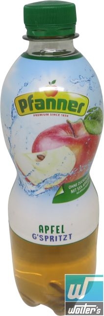 Pfanner Apfelschorle 50cl PET Flasche