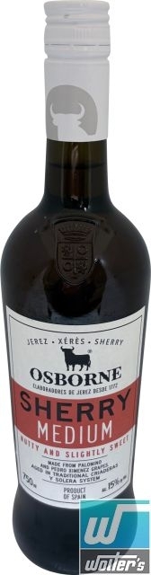 Sherry Osborne Medium Dry 75cl Sherry Osborne Medium Dry 75cl