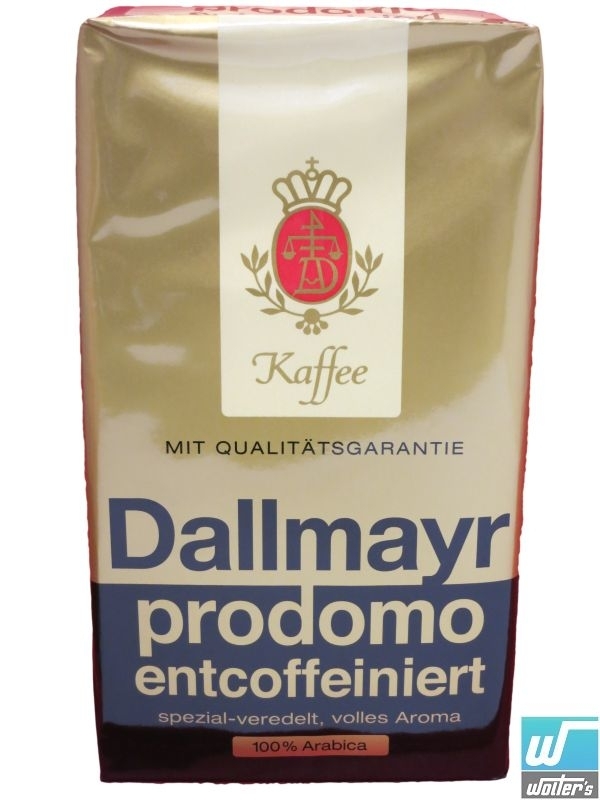 Dallmayr Prodomo Entcoffeiniert 500g Dallmayr Prodomo Entcoffeiniert 500g