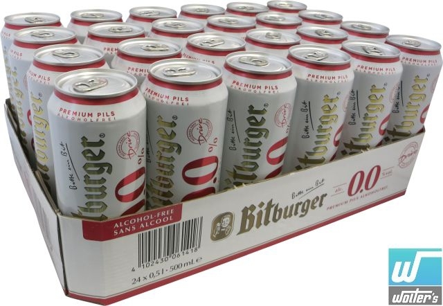 Bitburger Drive Alkoholfrei 0,0% 24 x 50cl Dose Bitburger Drive Alkoholfrei 0,0% 24 x 50cl Dose