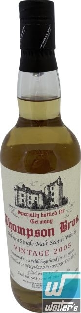 Thompson Bros Highland Park 20y Vintage 2005 70cl