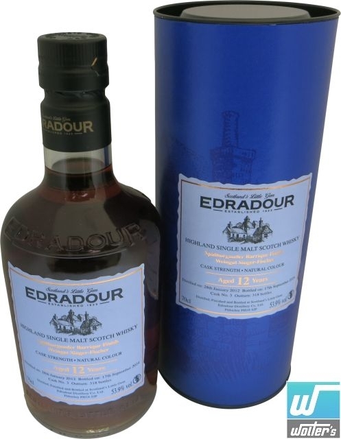 Edradour 12y 2012 70cl Spätburgunder Barrique Fin. Edradour 12y 2012 70cl Spätburgunder Barrique Fin.