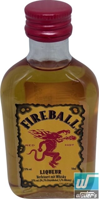Fireball Whisky Likör 5cl Fireball Whisky Likör 5cl