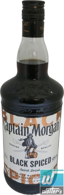 Captain Morgan Black Spiced Rum 100cl Captain Morgan Black Spiced Rum 100cl