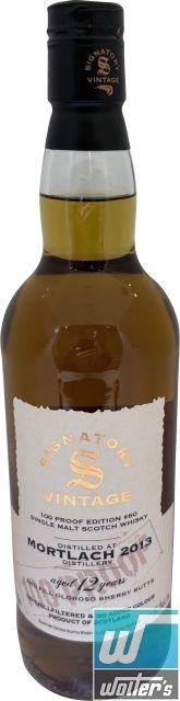 Signatory Vintage Mortlach 12y 2013 70cl Signatory Vintage Mortlach 12y 2013 70cl
