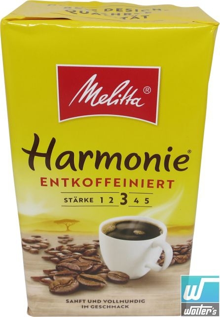 Melitta Café Harmonie Entkoffeiniert 500g Melitta Café Harmonie Entkoffeiniert 500g