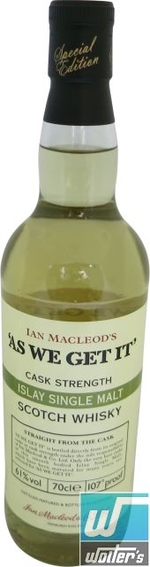 Ian MacLeod's 'As We Get It' Islay SM 70cl