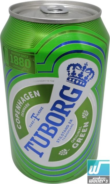 Tuborg Green Label 33cl Dose Tuborg Green Label 33cl Dose